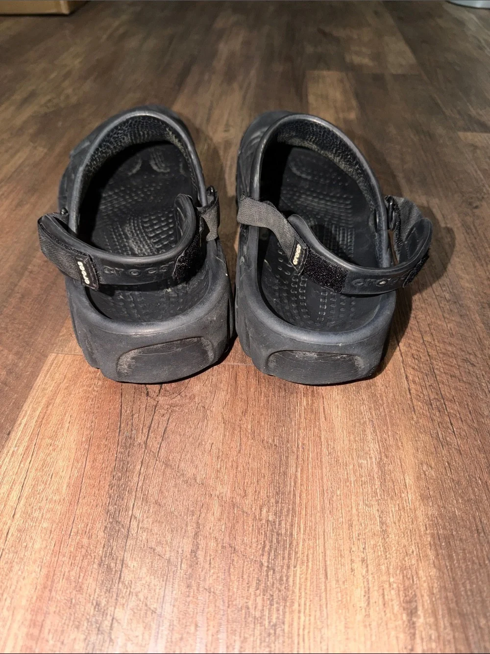 Mens crocs off road sports clog black size M10/W12